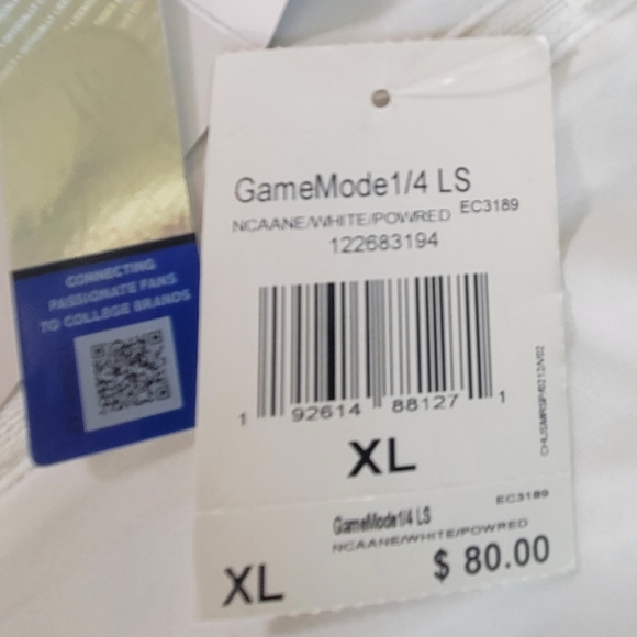 Adidas Nebraska Cornhuskers Mens XL Jacket Red White Football GameMode New - Picture 6 of 10